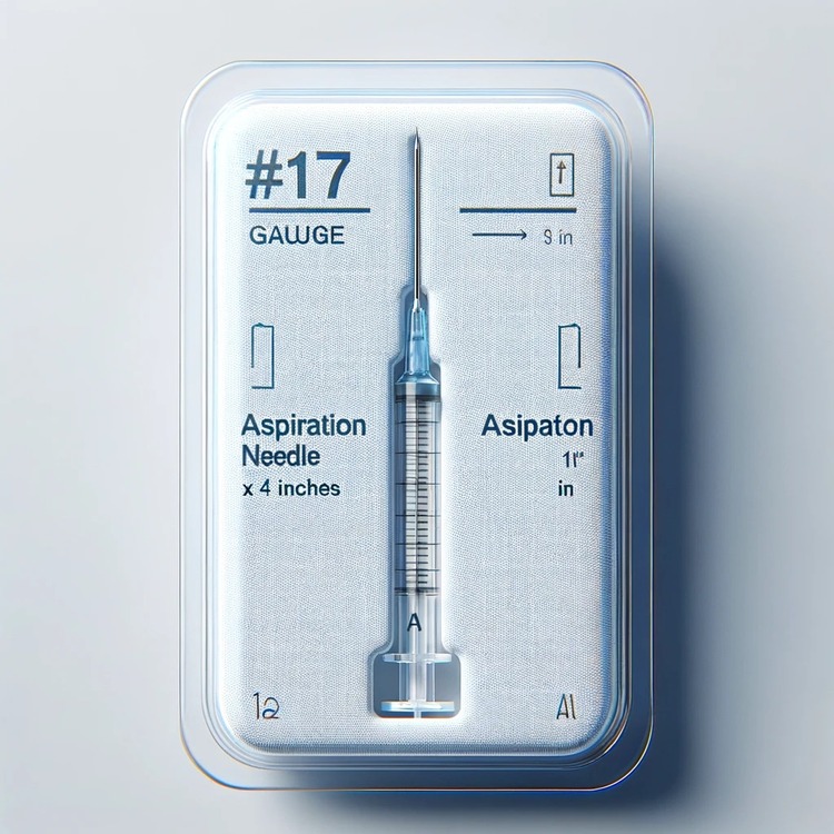 Aspiration Needle # 17 x 4"