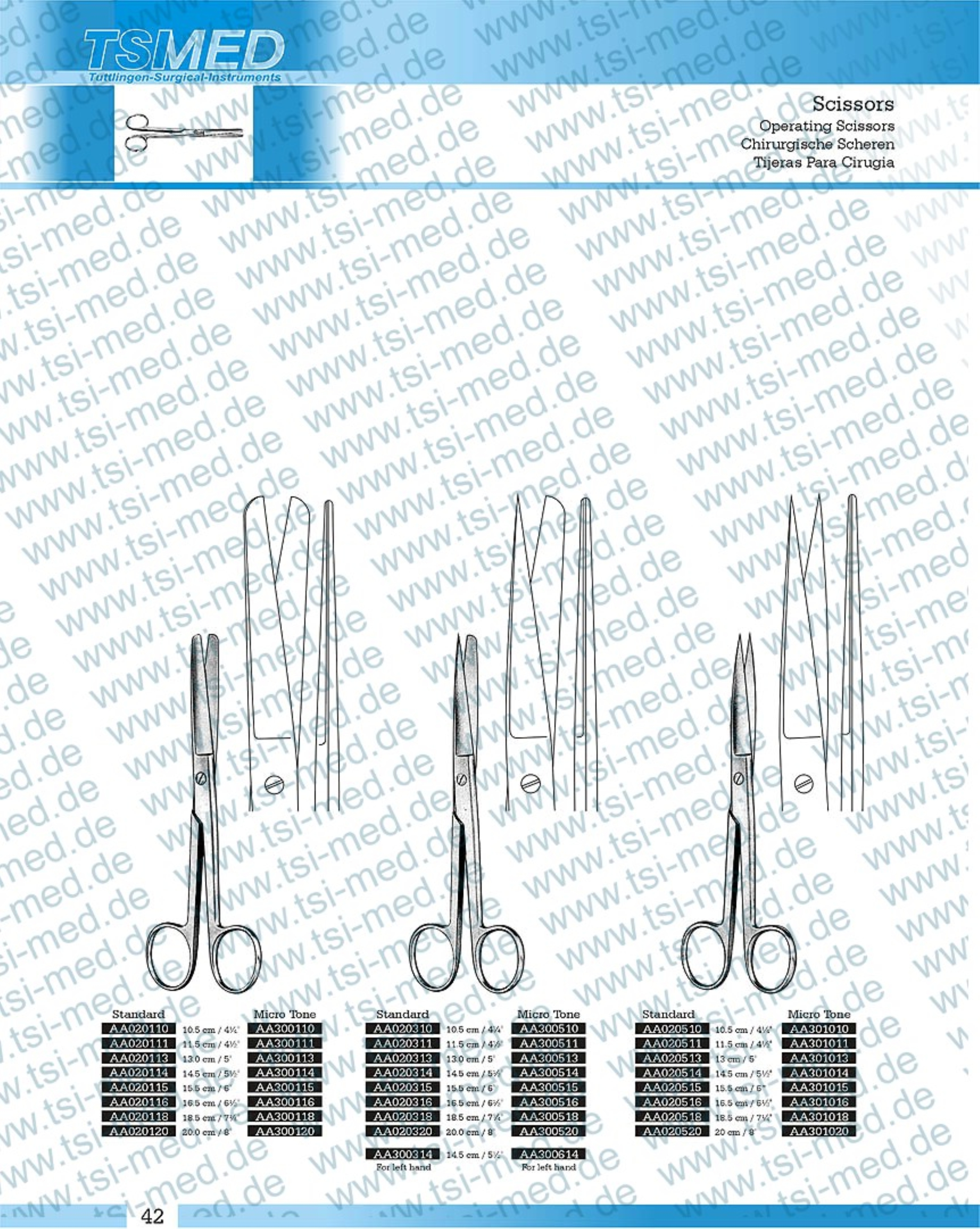 Scissors Operating S/S  str.  16.5 cm.